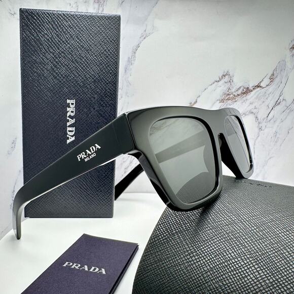 NEW PRADA Sunglasses Black - Picture 8 of 16